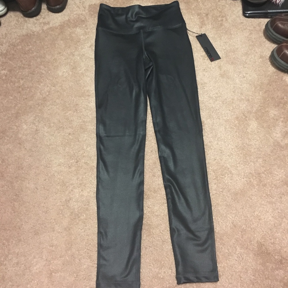 Foiled leggings